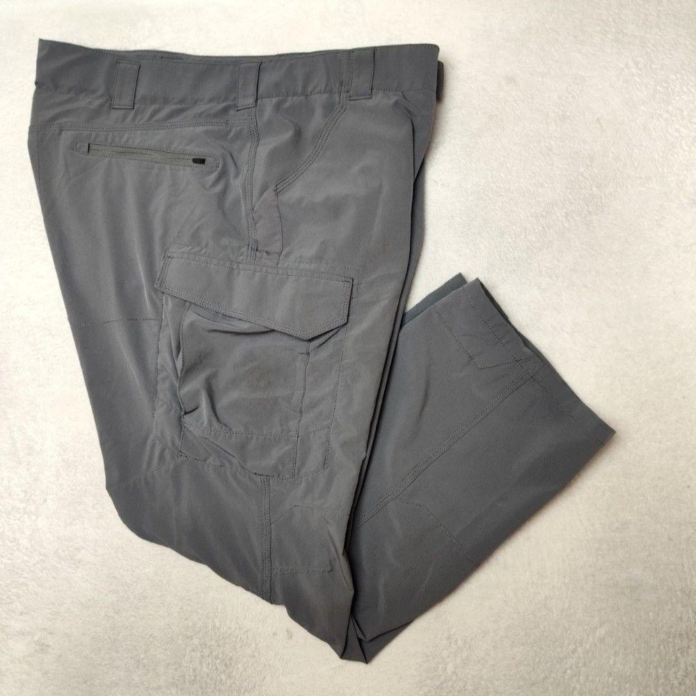 5.11 Tactical Pants Mens 44x30 Gray Cargo Traverse Stretch‎ Workwear Flat Front